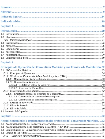 Tabla de contenido 