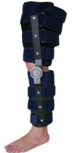 Figura III.4.- Brace largo post – operatorio de rodilla® 