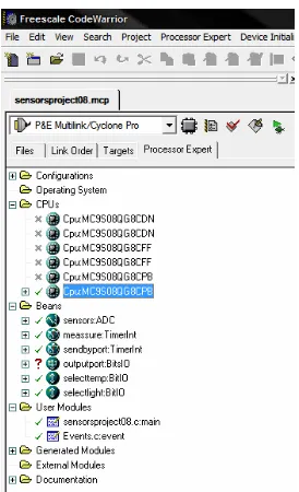 Figura 3.6 Processor Expert 