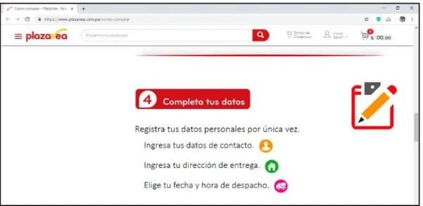 Gráfico 1: Página web de Plaza Vea 