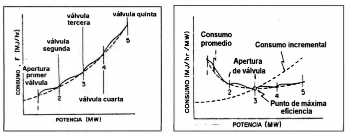 Fig. 2.4  Curvas de consumo térmico 
