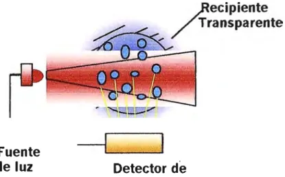Fig. 5. 5 Esquema de un sensor de dispersión 
