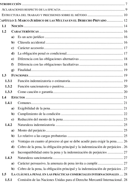 TABLA DE CONTENIDO 
