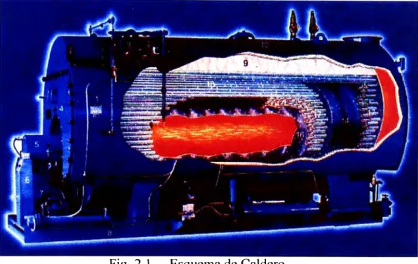Fig. 2.1  Esquema de Caldero 