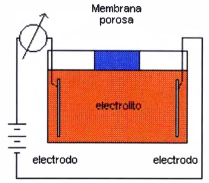 Fig. 3.4  Esquema de sensor electroquímico 