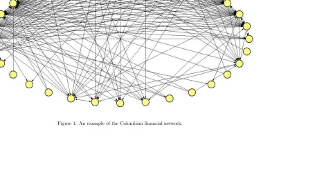 Figure 1: An example of the Colombian ﬁnancial network.