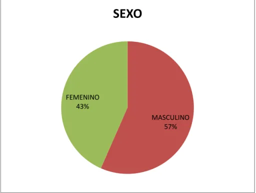 Gráfico 1. Sexo. 