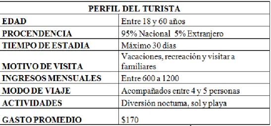 Tabla 4: Perfil del turista 