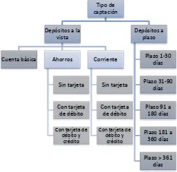 Figura 3.2 Tipo de captaciones  