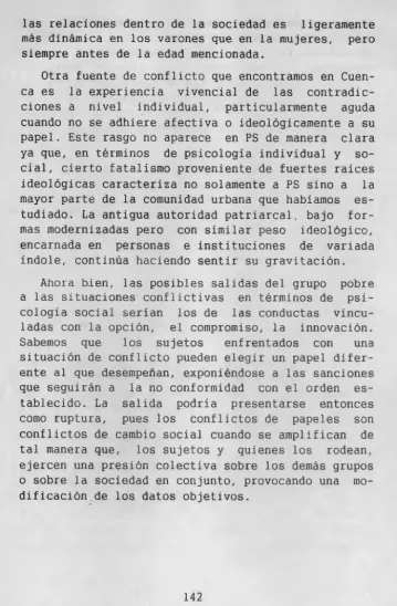 tablecido. La salida podría presentarse entonces 