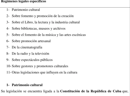 Tabla 6. Resoluciones específicas. 