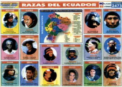 Figura 4. Mapa Razas del Ecuador. 