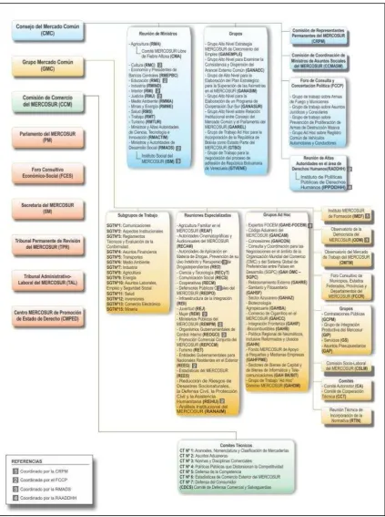 Cuadro 1.1. Estructura Institucional del MERCOSUR 