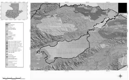 Fig. 1.  Mapa de ubicación del Parque Nacional Río Dulce. 
