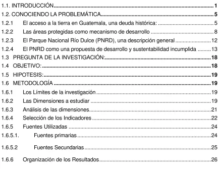 Tabla de contenido 