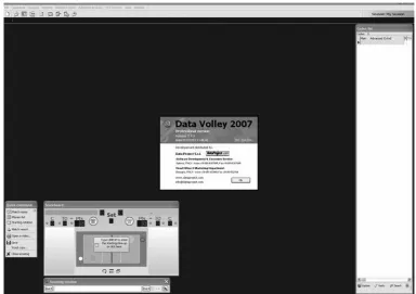 Figure 5: Data Volley software interface.
