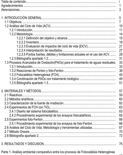 Tabla de contenido...............................................................................................................