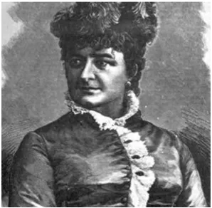 Fig.7. Grabado de Emilia Pardo Bazán.  