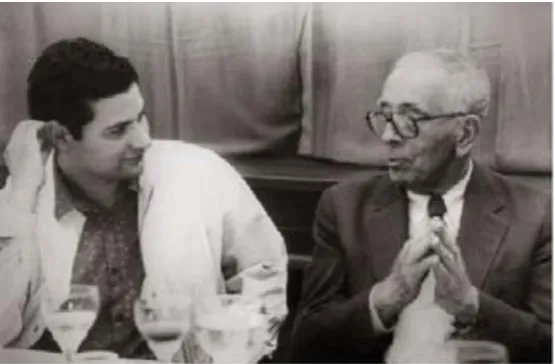 Fig.1. En compañía de R. Martínez López  en 1987 