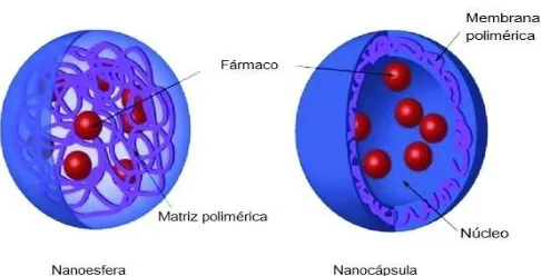 Figura 7. Clasificación de las Nanopartículas poliméricas. 
