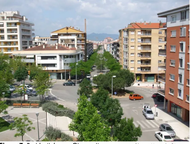 Figure 6. Downtown Girona city.  