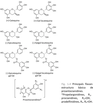Fig. 1.4 Principals flavan-3-ols i 