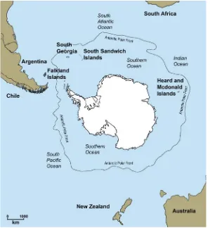 Fig. 1. General map of Antarctica.  