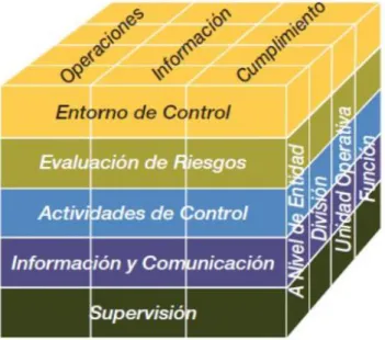 Figura 2. Componentes del Control Interno – COSO  2013. 