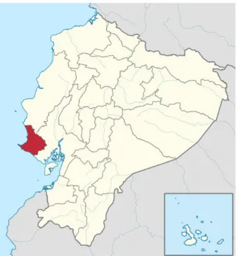Gráfico 1. Ubicación de la Provincia de Santa Elena 
