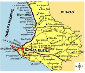 Gráfico 2. Mapa Político de La Provincia de Santa Elena 