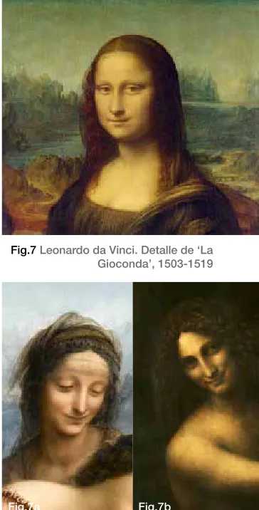 Fig.7 Leonardo da Vinci. Detalle de ‘La 