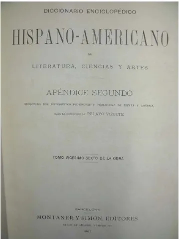 Fig. 10 Ejemplo de portada del apéndice segundo (tomos 26 a 28) (Fte. Bibl. Com. UAB)  