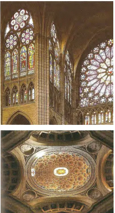 Fig. 1.1.1Fig. 1.1.1Fig. 1.1.1Fig. 1.1.1 Interior de la Catedral gótica de Saint-Denis, siglo XII