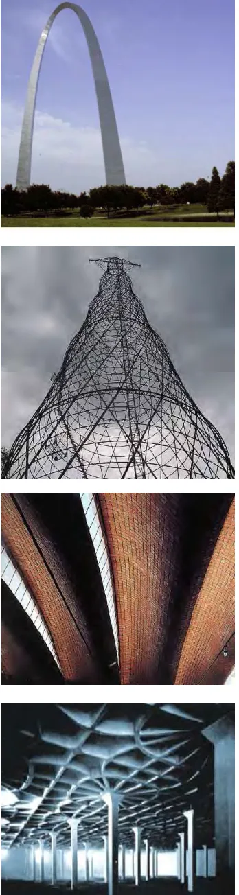 Fig. 1.Fig. Fig. Fig. 1.2.11.1.2.12.12.1 Arco de San Luis. Eero Saarinen y Frank Severud, 1968