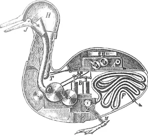Figure 1.1: Vaucanson’s digestive duck. The duck is an automaton created byJacques Vaucanson in 1738