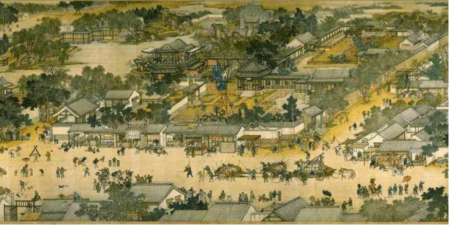 Figure 1.2. Painting (partial): Along the River during the Qingming Festival, Zhang Zeduan (1085-1145), SongDynasty