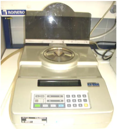 Fig 4.6. Refractómetro digital (modelo RX-1000). 