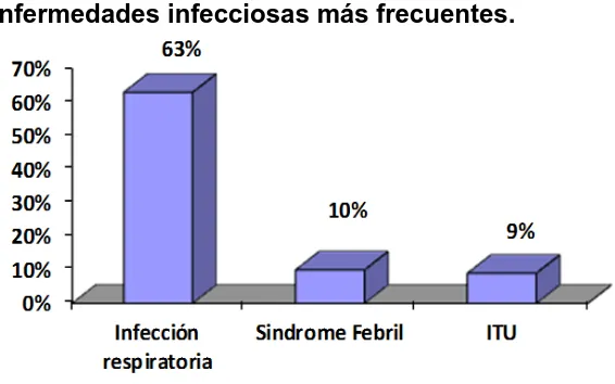 Figura 12. Enfermedades infecciosas más frecuentes.  