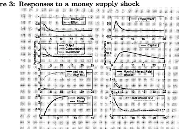 Figure 2: Responses to a government spending shock 