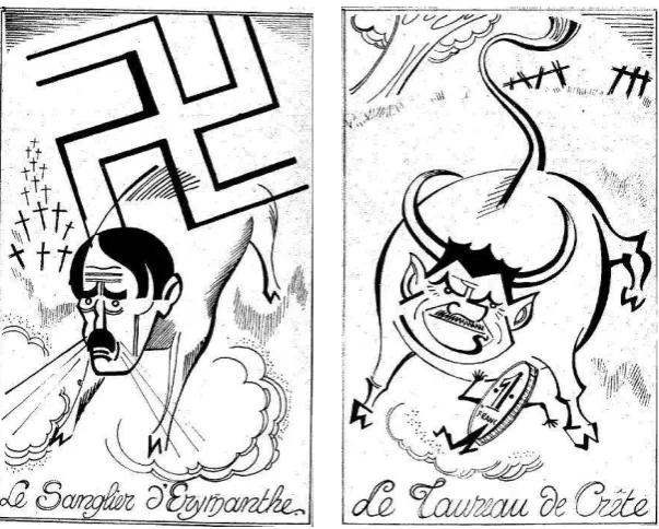 Figure 1 : Almanach de l'Action Française de 1933. 