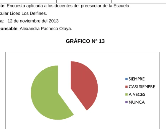 GRÁFICO Nº 13 
