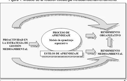 Figura 1. Modelo de la relación estrategia medioambiental-rendimiento 