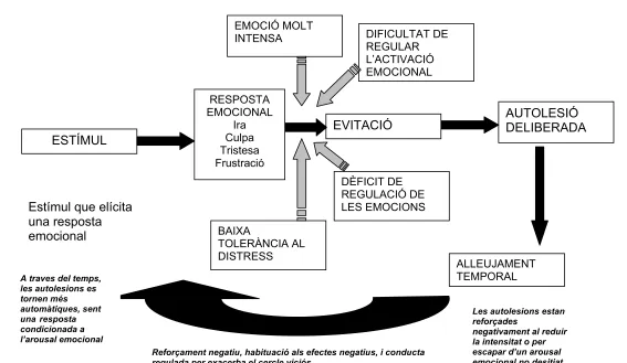 Fig. 1 Descripció gràfica del model d’evitació experiencial (Chapman i col., 2006)