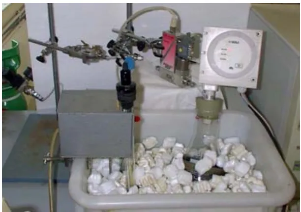 Figura 3.16. Imatge de l’amoniòmetre al laboratori. 
