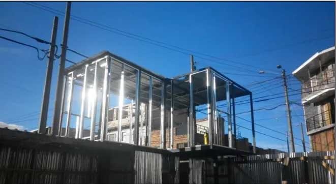 Ilustración 4. Construcción de Sala de Ventas y Campamento. 4