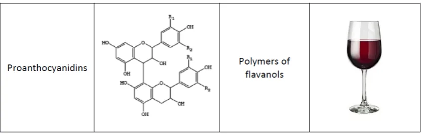 Table 1.2. Characteristics, classiﬁcation and examples of nonﬂavonoids.