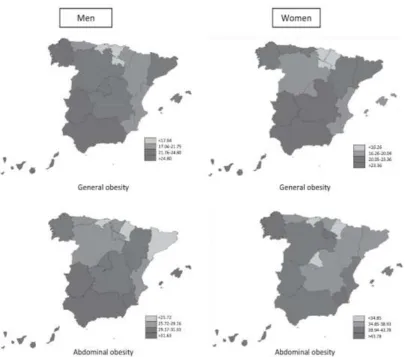 Figura   1.      Variaciones   regionales   en   la   prevalencia   ajustada   por   edad   de  