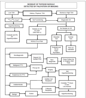 Figura 2. Reproducido de: Cooper D S et al. Revised American Thyroid Association management guidelines for patients with thyroid nodules and differentiated thyroid cancer