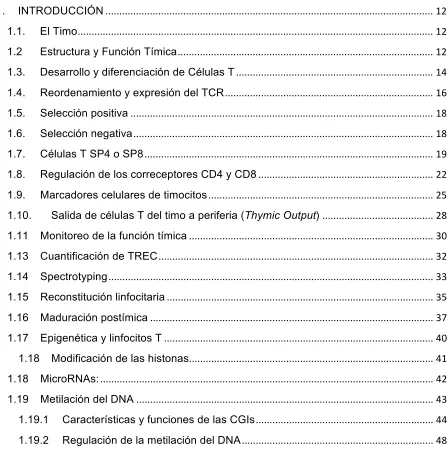 Table de Contenido   