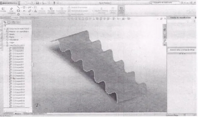 Fig.  3.3.35  Detección  de  distancia  entre  flautas  en  solidworks 